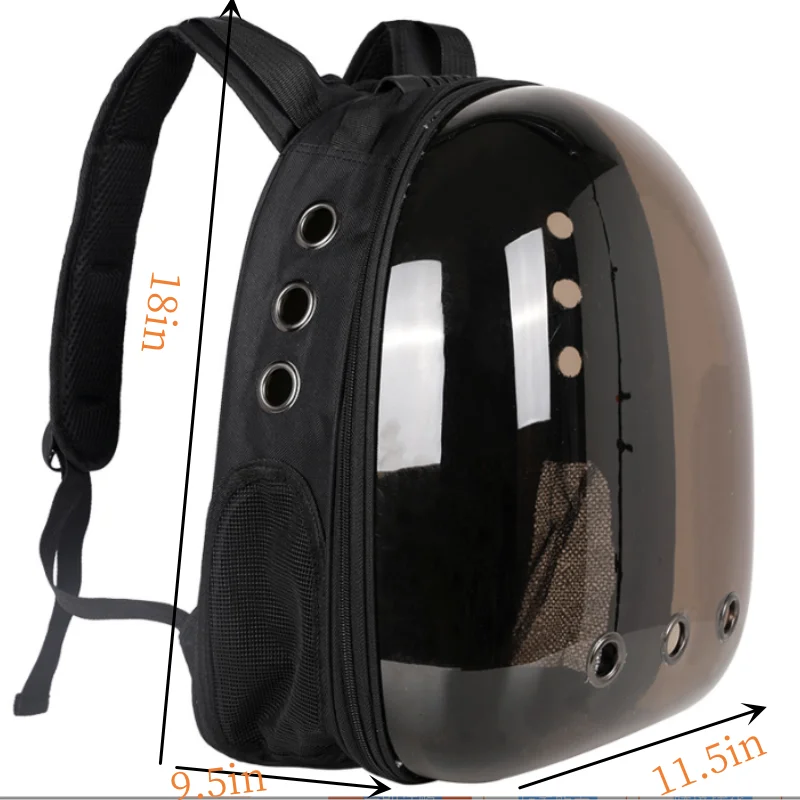 Transparent Space Capsule Cat Backpack – Breathable Portable Pet Carrier Bag