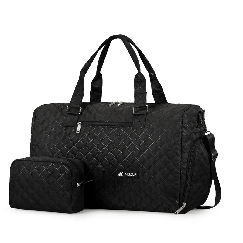 Portable Shoulder Travel Duffle Bag – Foldable Storage Bag