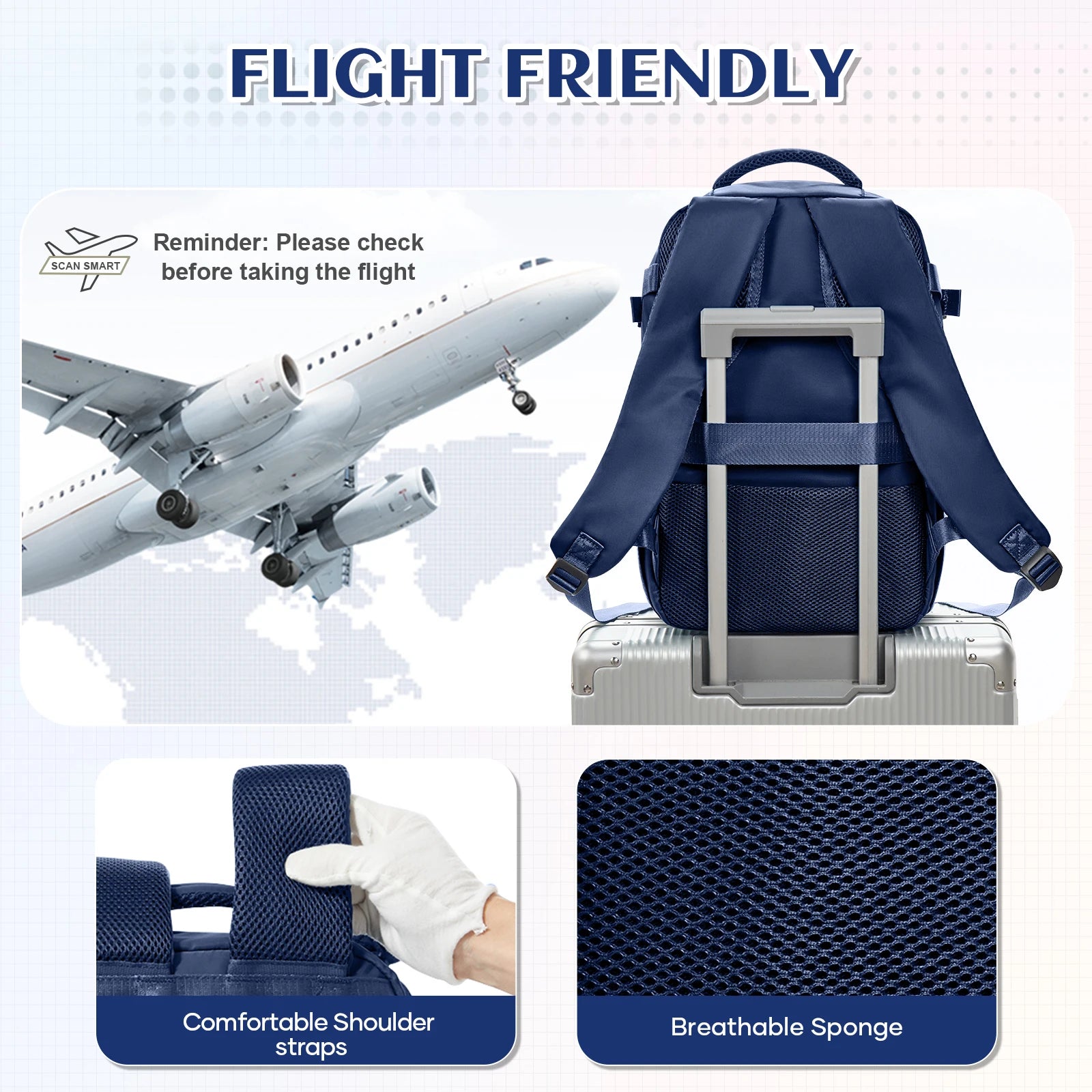 Compact Flight Cabin Backpack