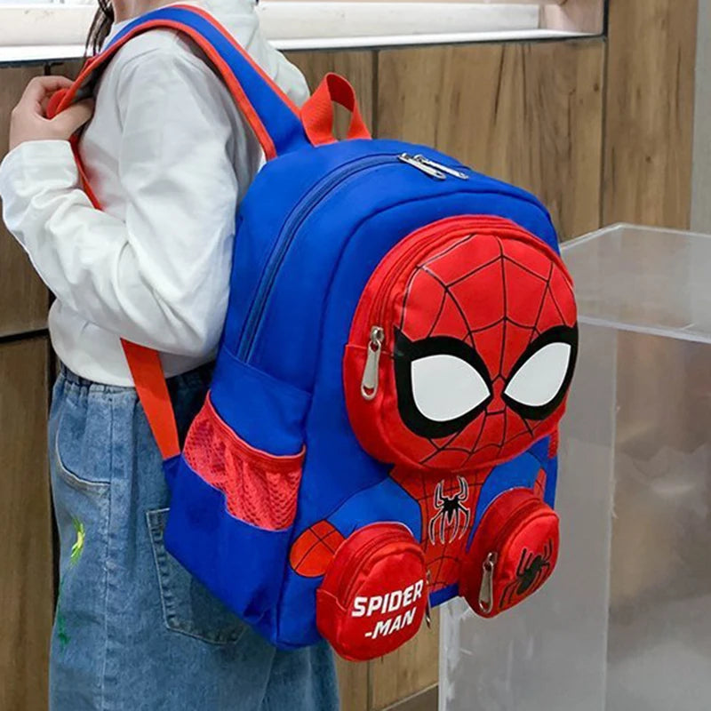 Kids Superhero School Bag – Spider-Man 3D Backpack for School & Travel
