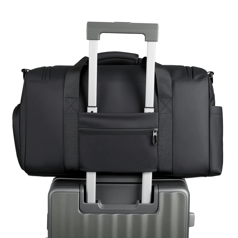 Fitness Gym Bag with Shoe Compartment – Dry Wet Sports Travel Handbag