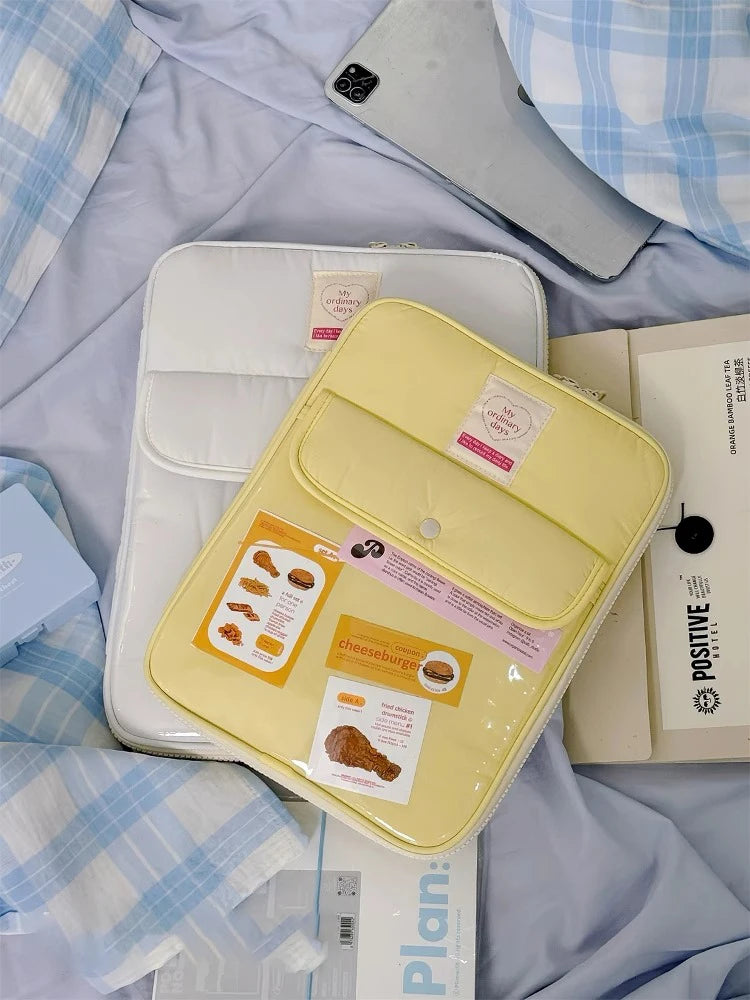Korean Cute Laptop Sleeve Bag 13.3–14.5 Inch for MacBook Air/Pro