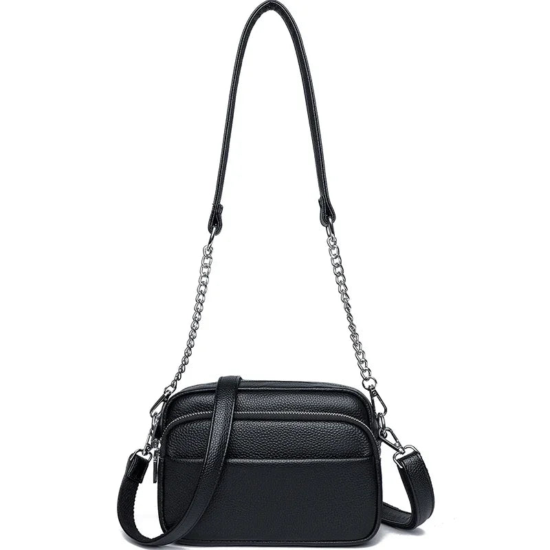 Premium Leather Crossbody Bag- Casual Luxury Bag