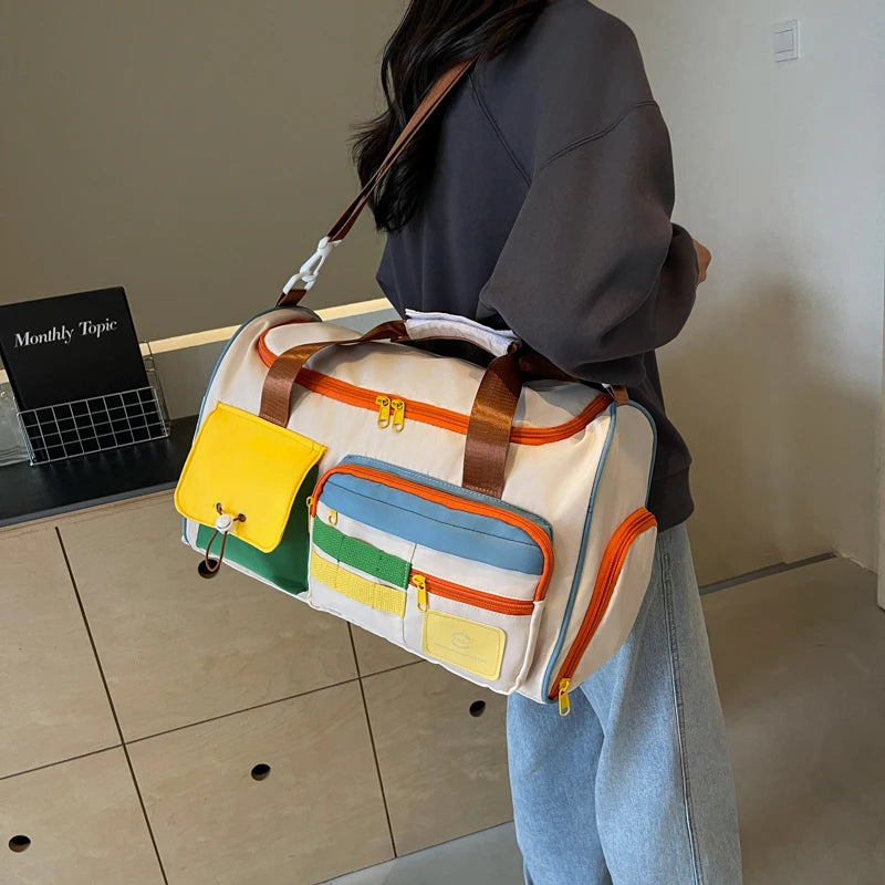 Large Capacity Travel Duffel Bag – Gym, Yoga & Weekend Getaway Sports Bag