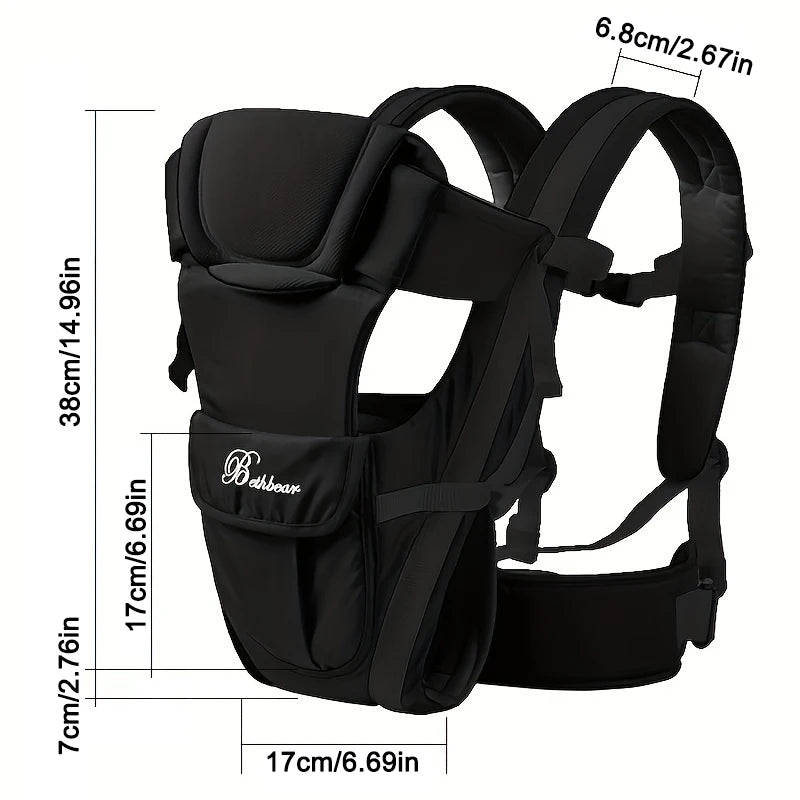 Soft Ergonomic Baby Sling-Multi-Use Baby Holder Carrier