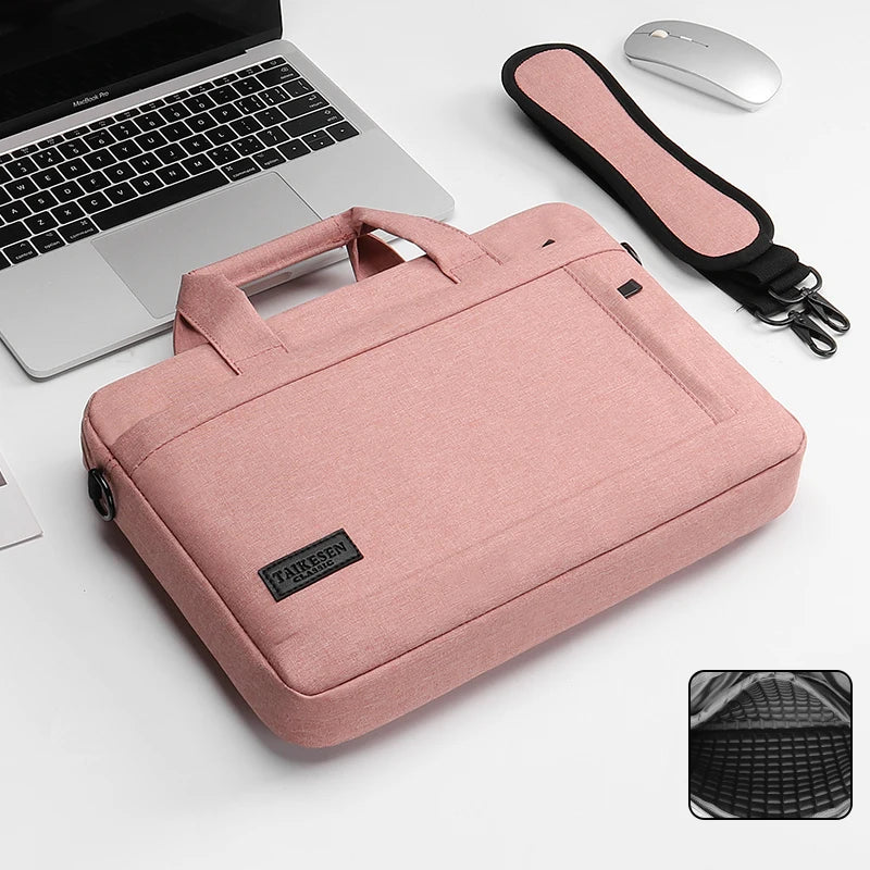 Laptop Shoulder Bag – Durable Sleeve for MacBook Air/Pro, Dell, Huawei, ASUS (13–17 Inch)
