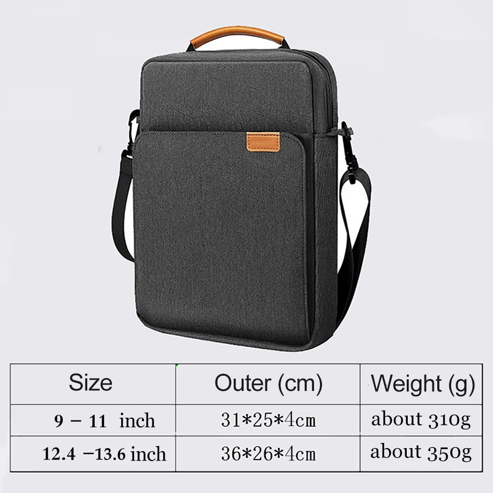 Shoulder Laptop Bag for 11–13.6 Inch Devices – MacBook Air/Pro & iPad Air/Pro Compatible