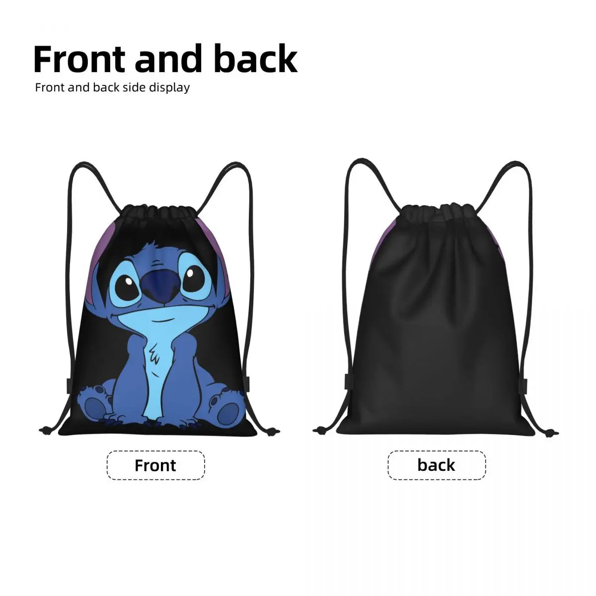 Cute Stitch Drawstring Bag
