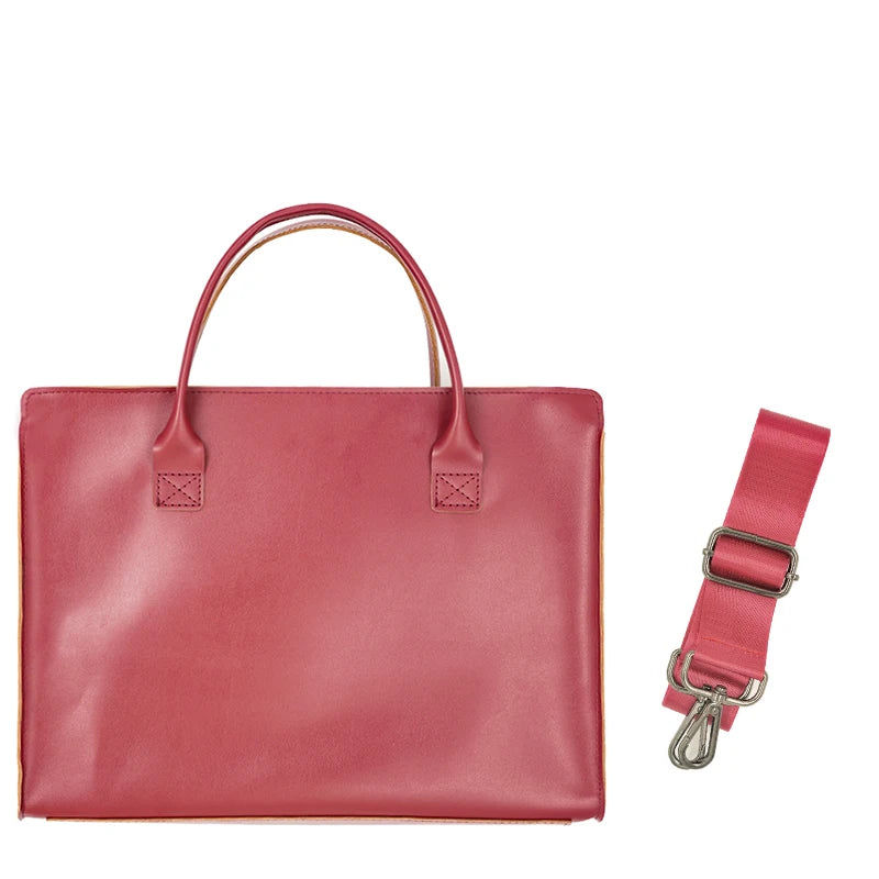 Ladies PU Leather Laptop Bag 13–16 Inch
