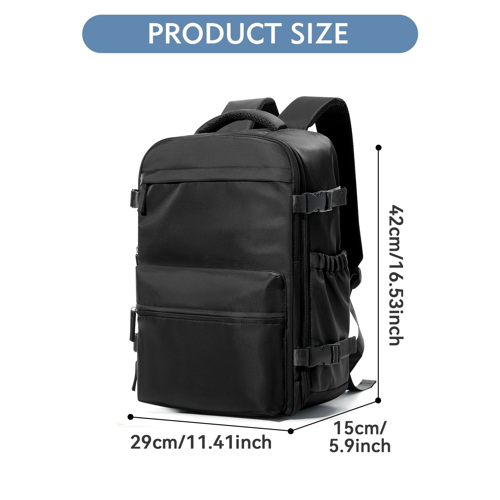 Expandable Vacuum Cabin Backpack