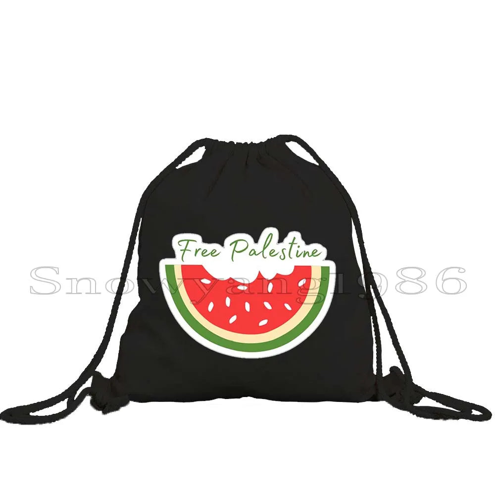 Cute Watermelon Drawstring Bag