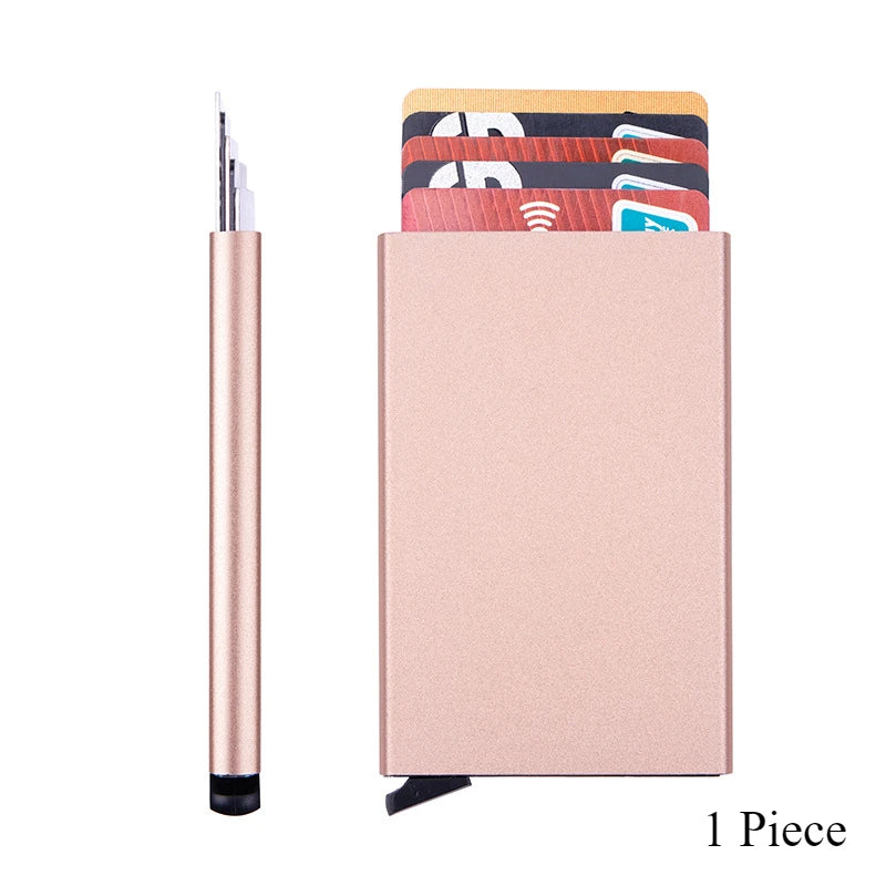 RFID Slim Metal Card Holder Wallet