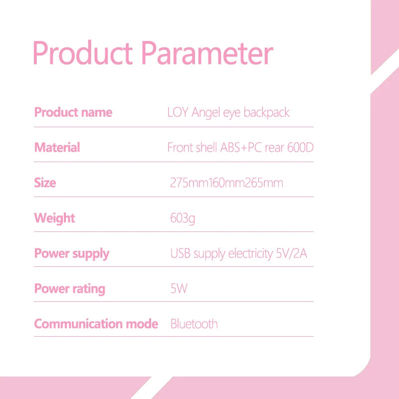 Waterproof LED School Backpack – Programmable Display Pattern Bag