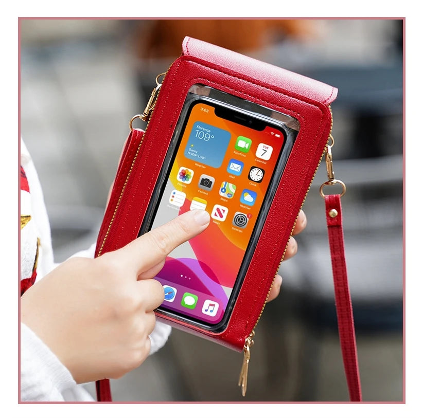 Fashion Phone Bag – Touchscreen & Card Holder Crossbody