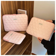 Cute Puffy Laptop & Tablet Sleeve Bag – MacBook Air 13, 13-14", 15-16" Notebook Pouch