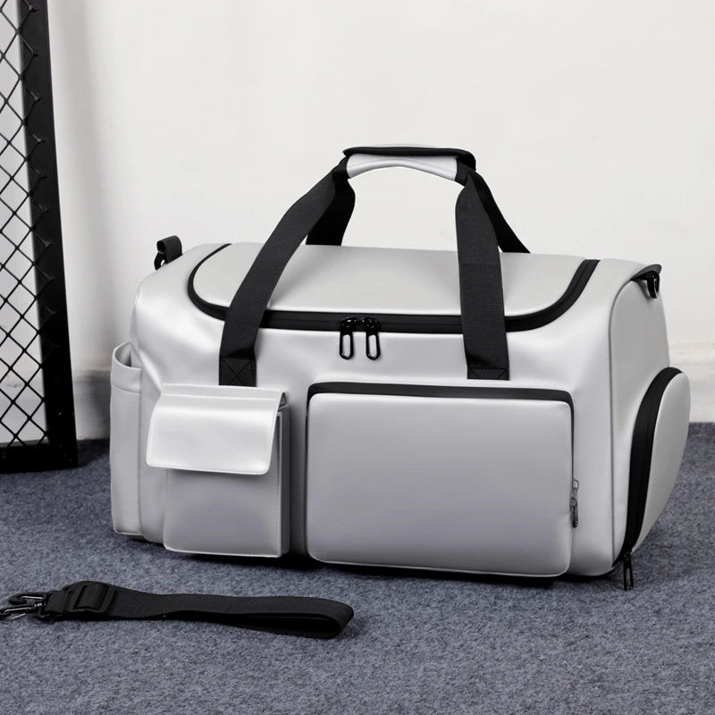 Fitness Gym Bag with Shoe Compartment – Dry Wet Sports Travel Handbag