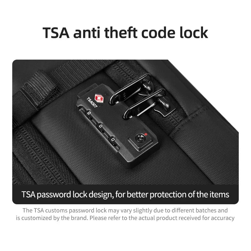 Multi-Function 17-Inch Laptop Travel Backpack for Men – Vacuum Compression, Large Capacity