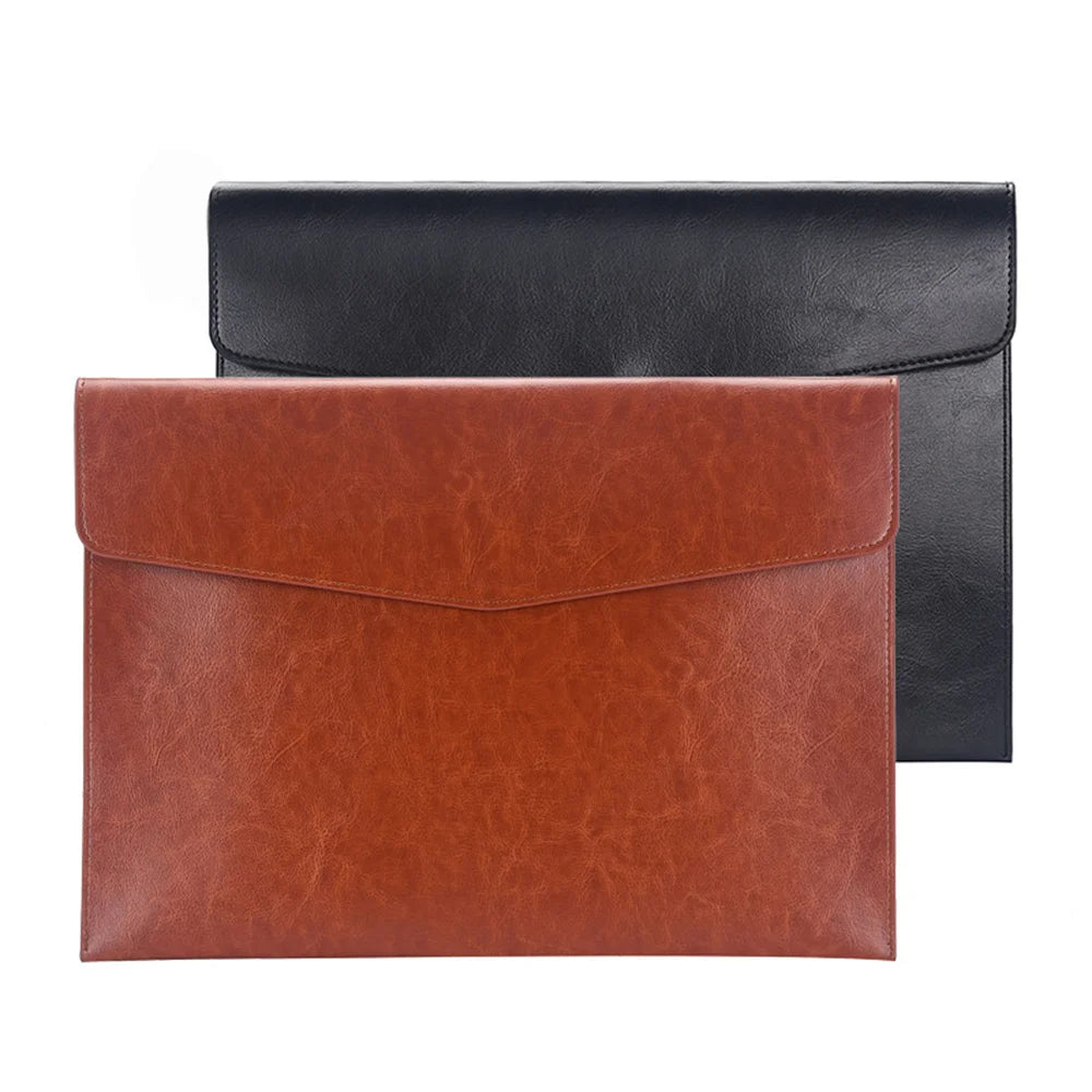 Leather Document Organizer – File Folder & Passport Holder