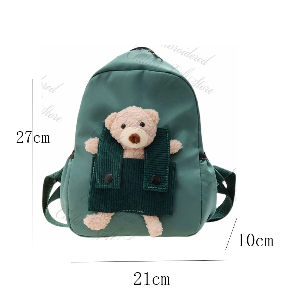 Kids Cartoon Backpack – Custom Embroidered Name Baby Bag