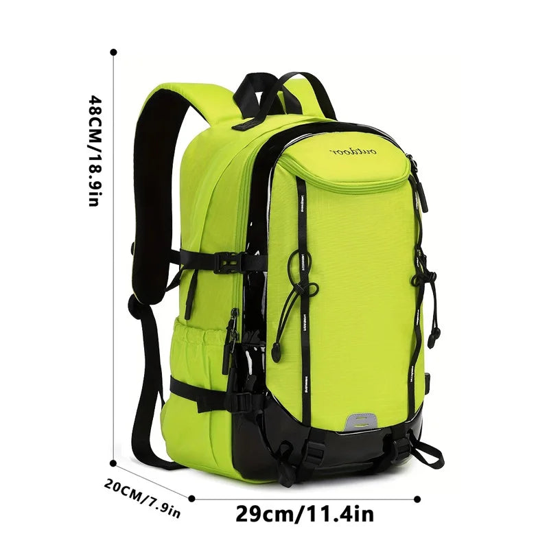 Durable 35L Outdoor Travel Backpack – Lightweight Hiking & Cabin Backpack