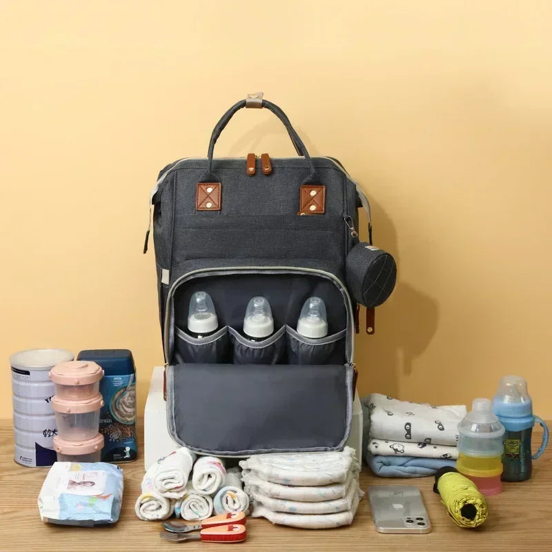 USB Diaper Bag Backpack – Large Capacity Mommy Maternity Bag