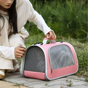 Portable Pet Outing Handbag – Summer Breathable Cat & Dog Carrier Bag