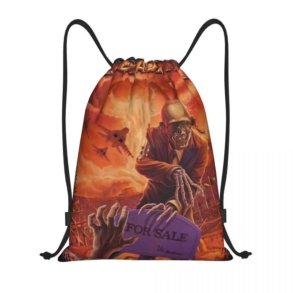 Rock Band Drawstring Bag