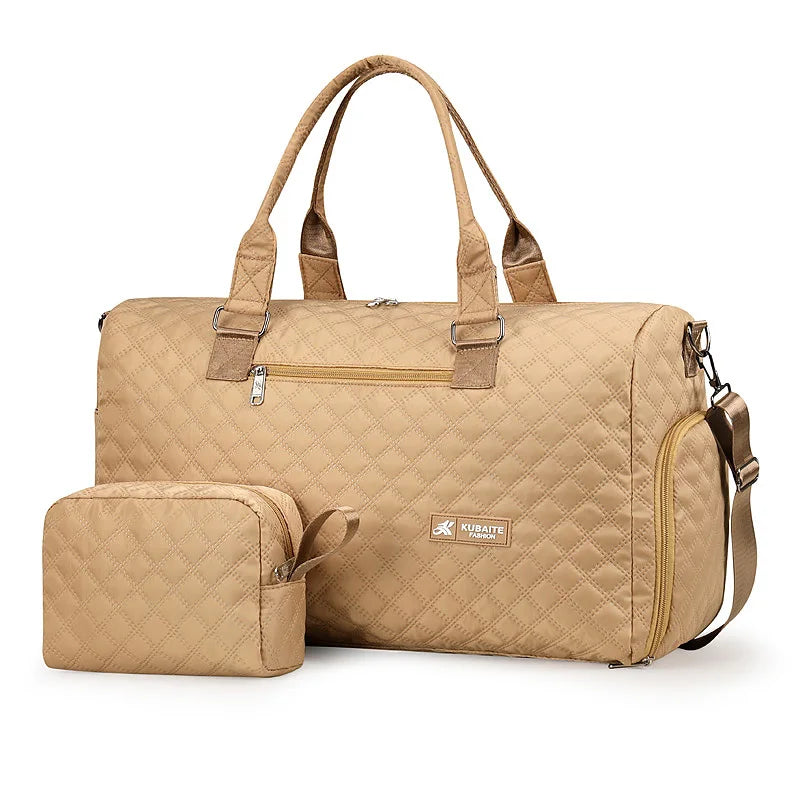 Portable Shoulder Travel Duffle Bag – Foldable Storage Bag