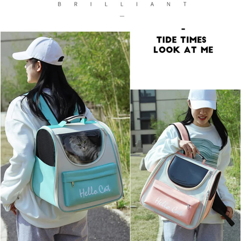 Hands-Free Pet Carrier – Outdoor Travel Backpack