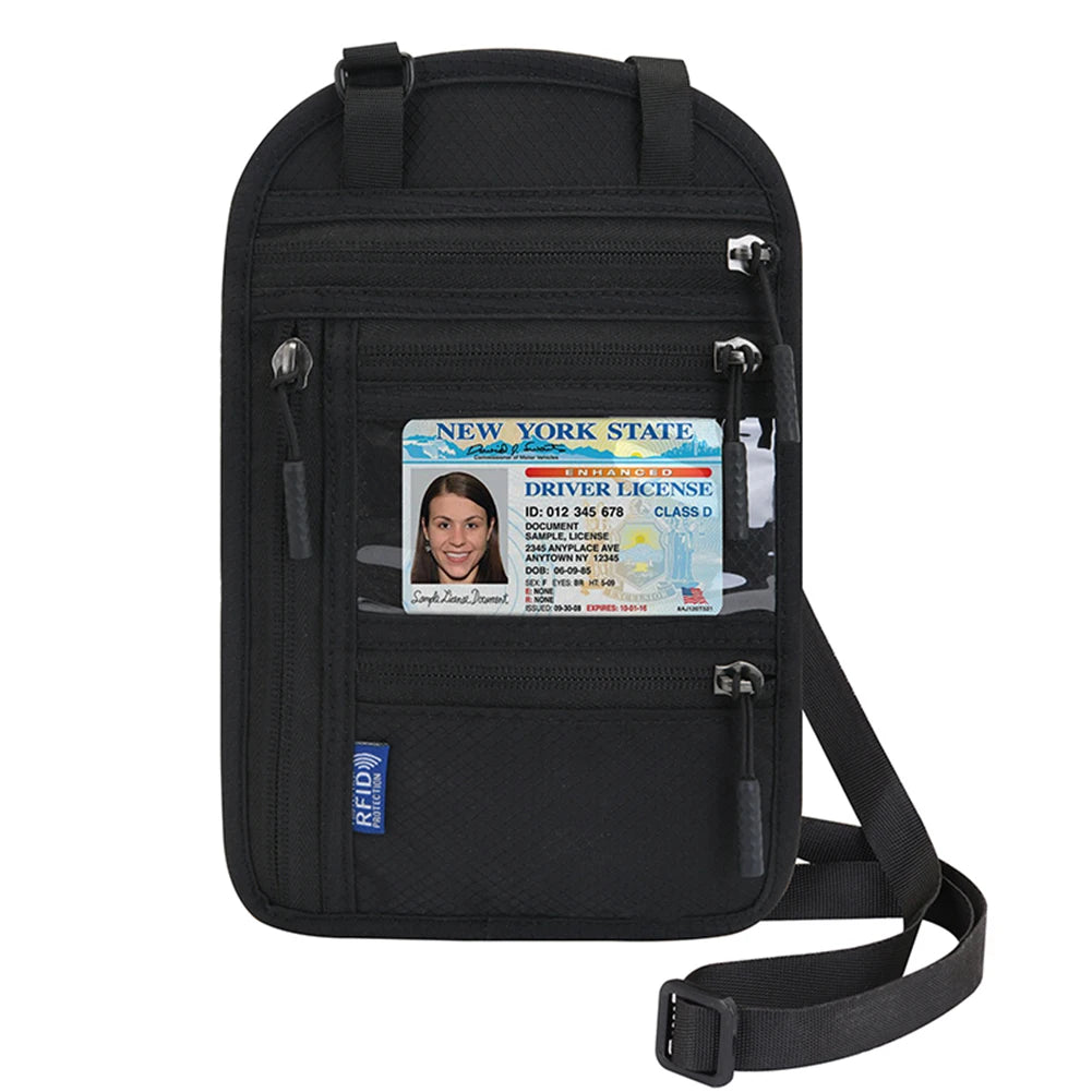 Mini Crossbody Travel Organizer – Phone & ID Passport Holder
