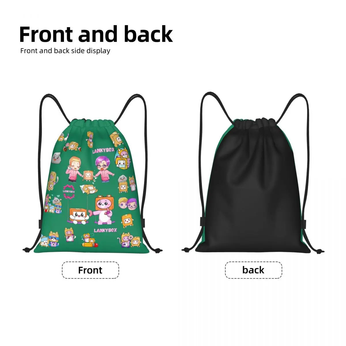 Anime Character Drawstring Bag