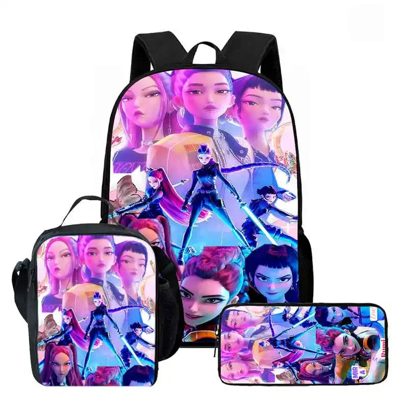 Disney KPop Demon Hunters Backpack Set