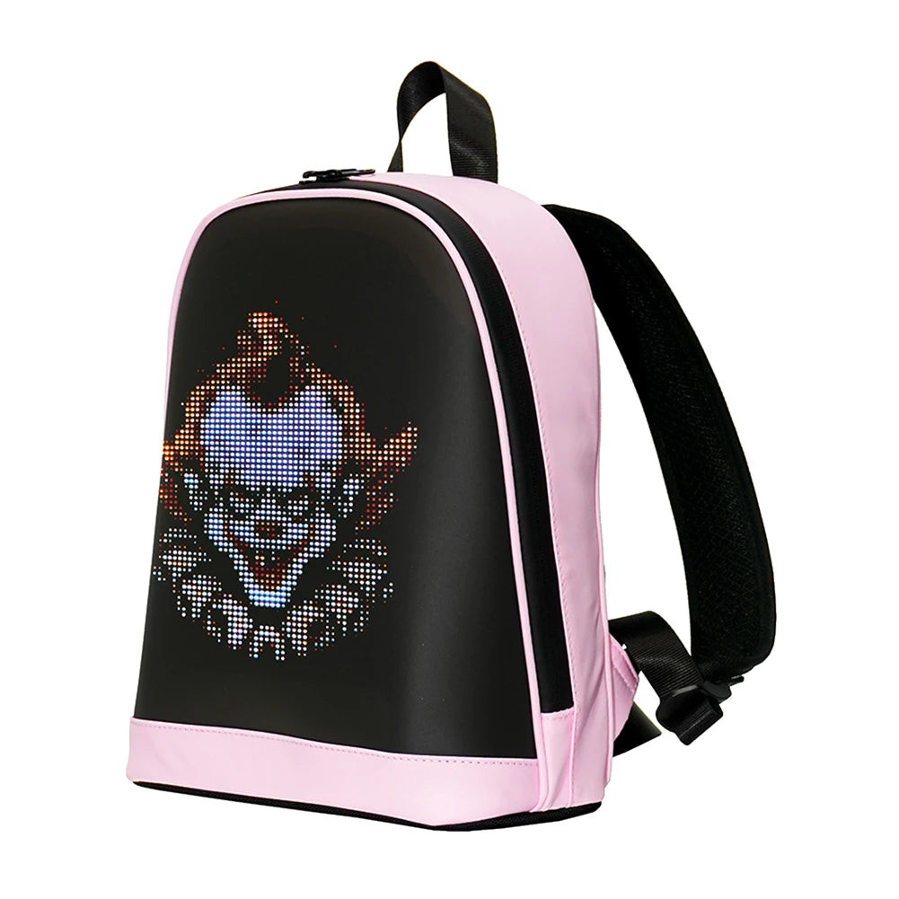 Waterproof LED Laptop Backpack – Programmable Smart Display Bag
