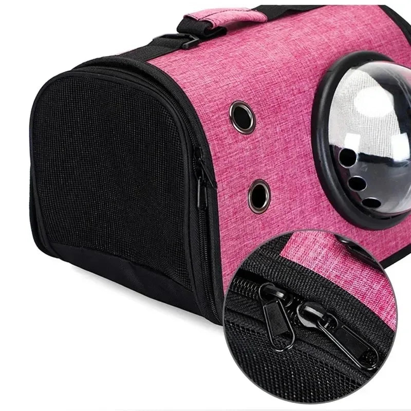 Large Capacity Cat Bag – Portable Foldable Space Pet Carrier Handbag