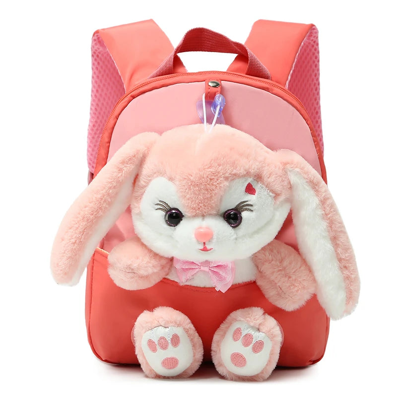 Cute Plush Rabbit School bag- Lightweight Backpack for Children