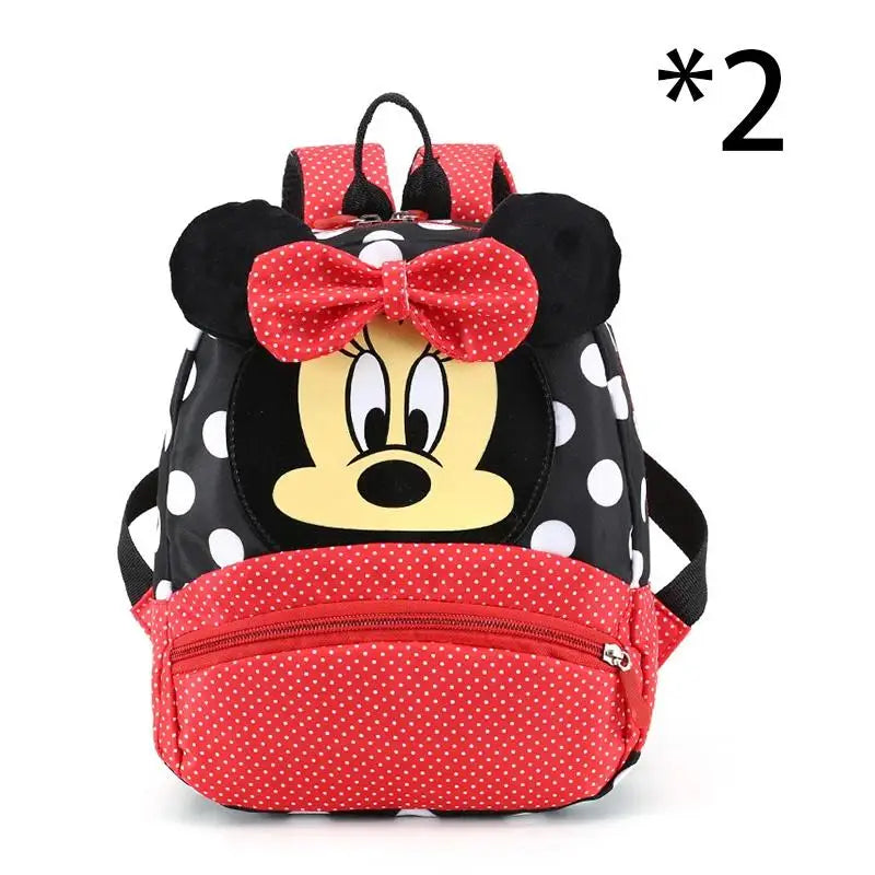 Cute Disney Minnie Kids Backpack – Cartoon Kindergarten School Bag