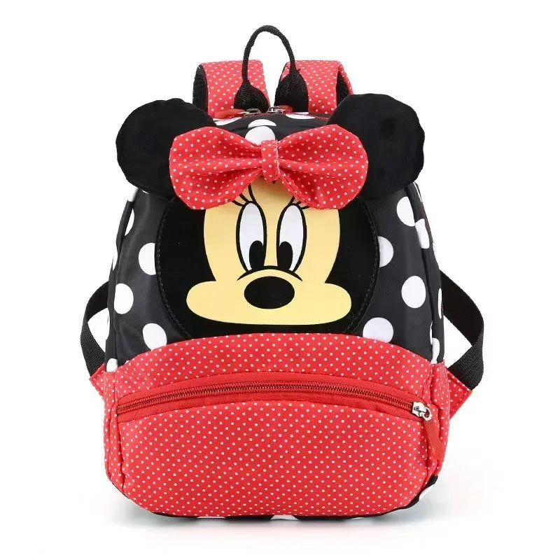 Cute Disney Minnie Kids Backpack – Cartoon Kindergarten School Bag