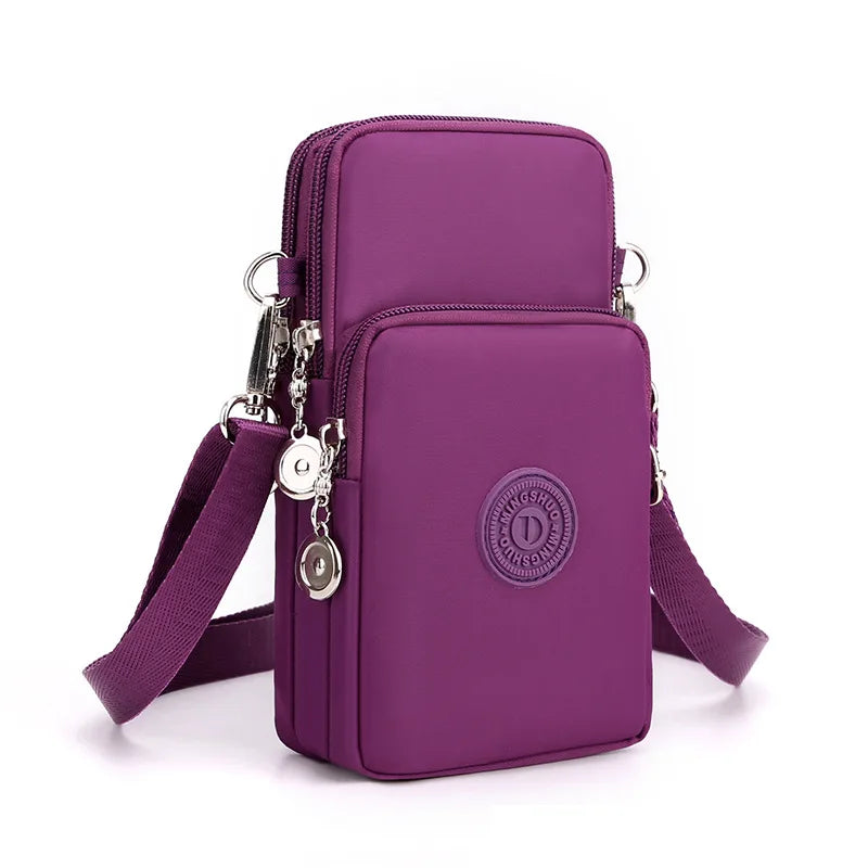Lightweight Mobile Wallet Shoulder Bag – Travel-Friendly Purse