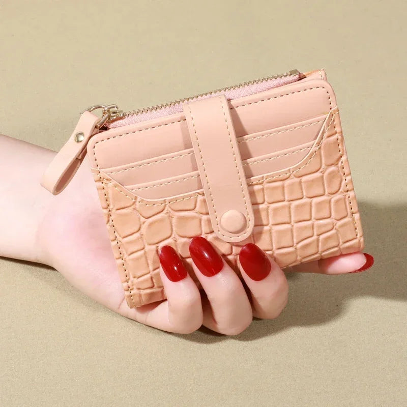 Croco Pattern PU Leather Wallet