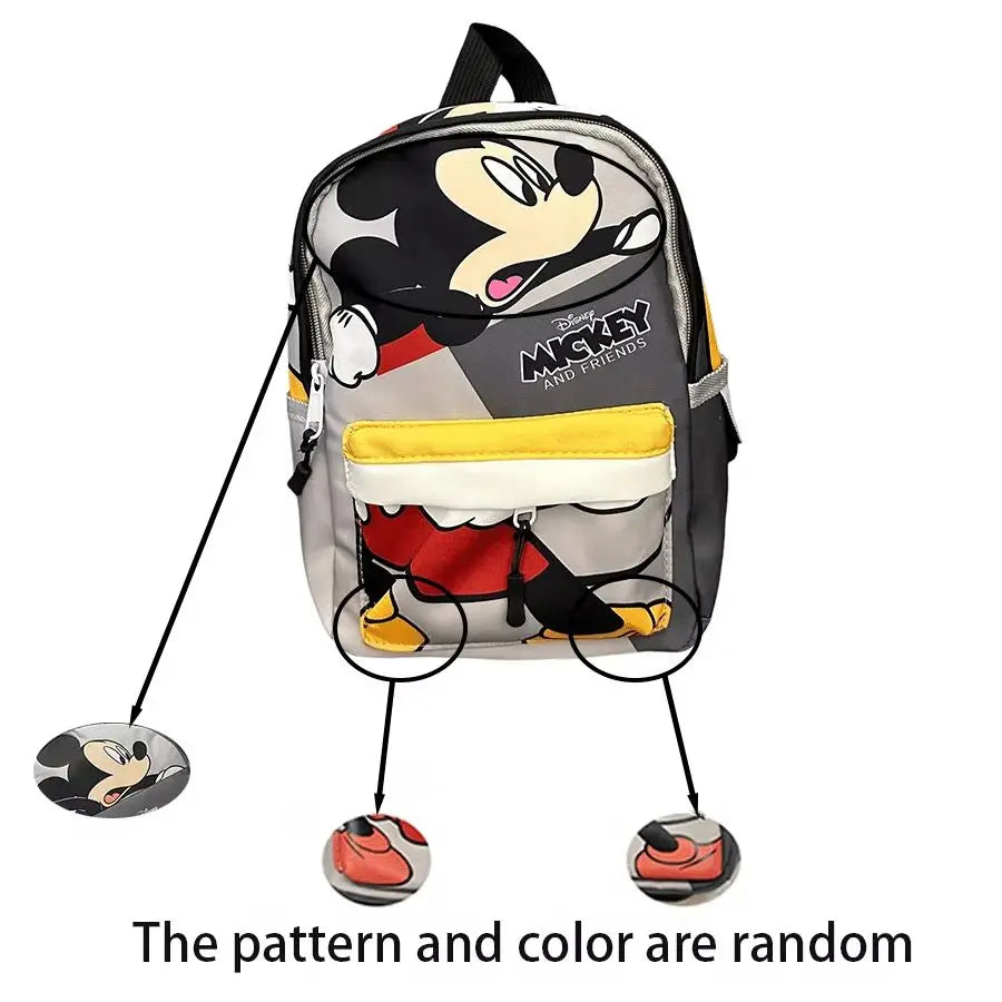 Disney Mickey Casual Backpack – Cartoon Fashion Bag for Children & Adults