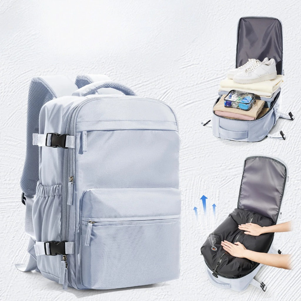 Air Compression Travel Bag – 15.6” Laptop Backpack