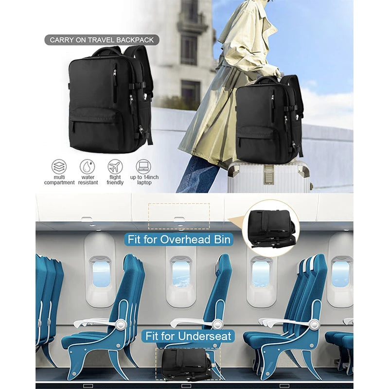 Waterproof Cabin Travel Backpack – 30L Travel Backpack