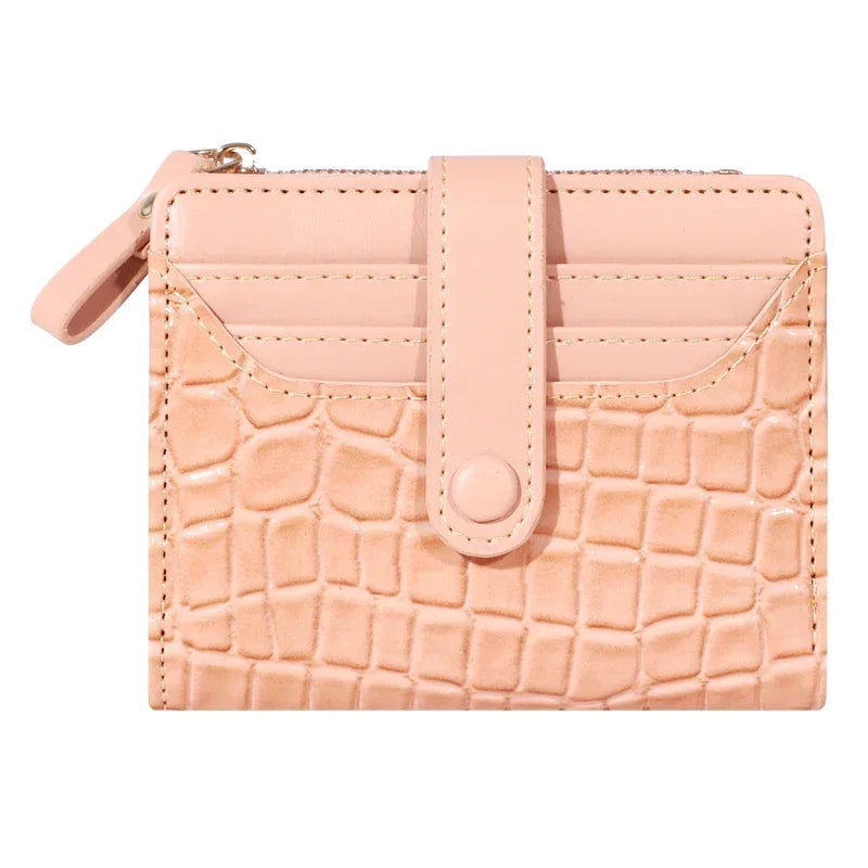 Croco Pattern PU Leather Wallet
