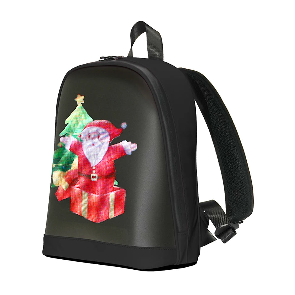 Waterproof LED Laptop Backpack – Programmable Smart Display Bag