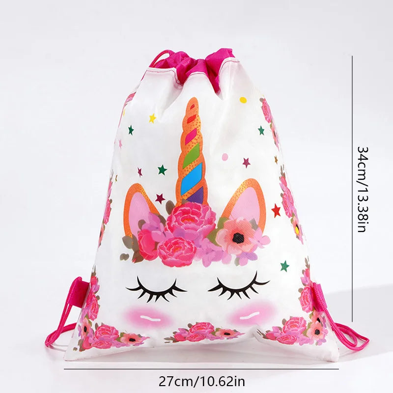 Cute Cartoon  Drawstring Pouches