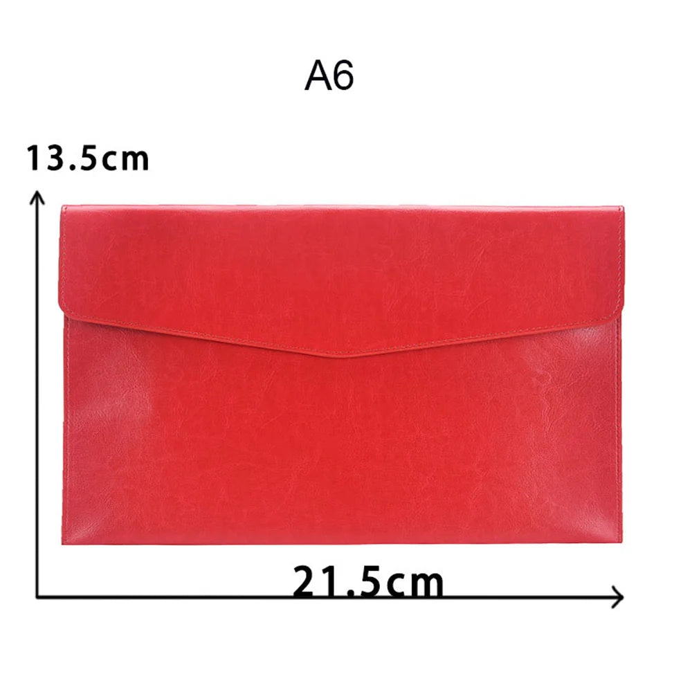 Leather Document Organizer – File Folder & Passport Holder