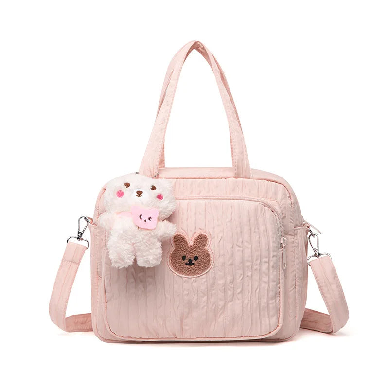 Cotton Mommy Bag – Cute Baby Diaper Organizer Handbag