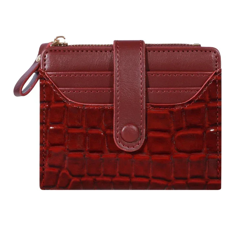 Croco Pattern PU Leather Wallet