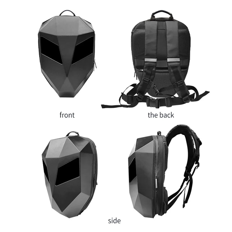 Waterproof LED Backpack for Commuters – Motorcycle & Daily Travel Bag