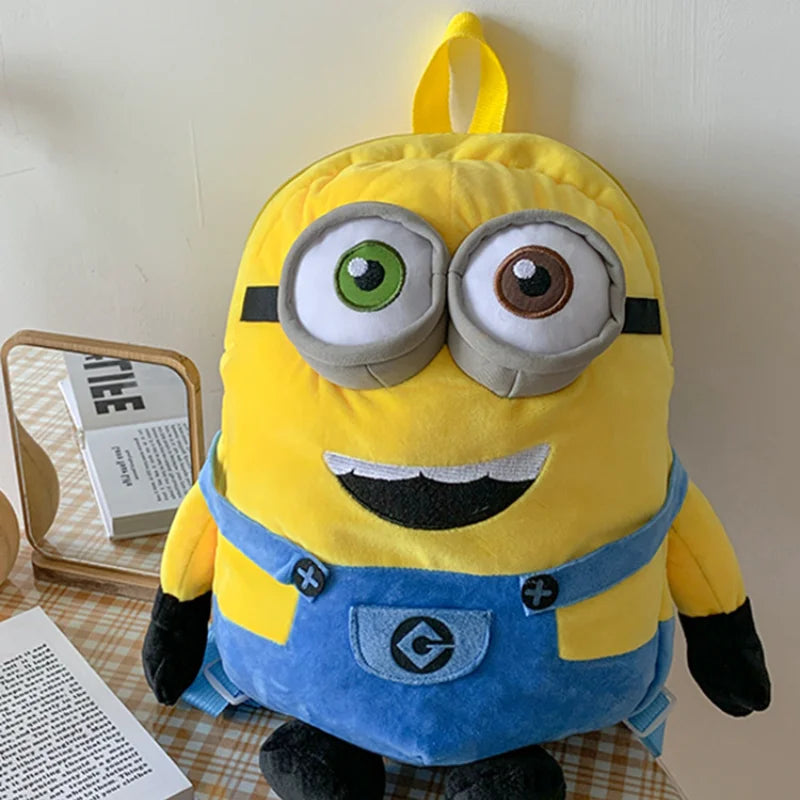 Minions Student Backpack – Durable Large-Capacity Anime Bag